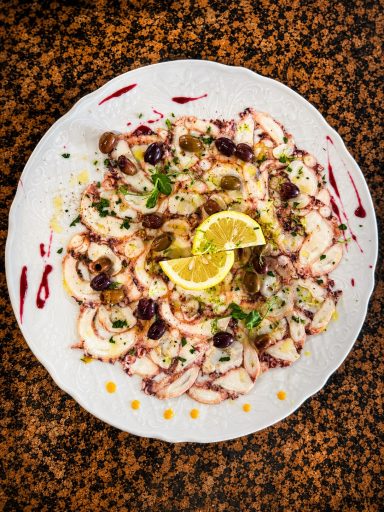 Oktopus-Carpaccio